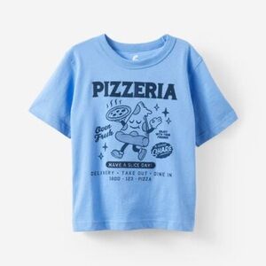 Cotton On Kids Jonny Short Sleeve Graphic Pizzeria Tee 4T